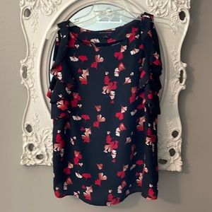 Banana Republic Sleeveless Floral Tank Top Sz S